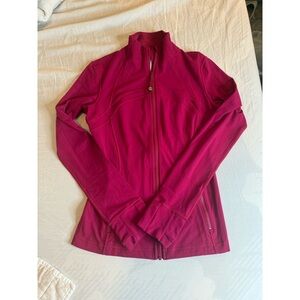 Women’s Magenta Zip-Front Active Jacket